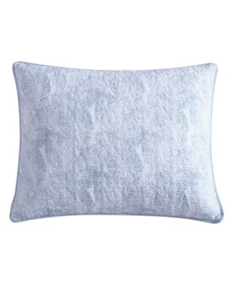 CLOSEOUT! Distressed Water Leaves 3-Pc. Quilt Set, King