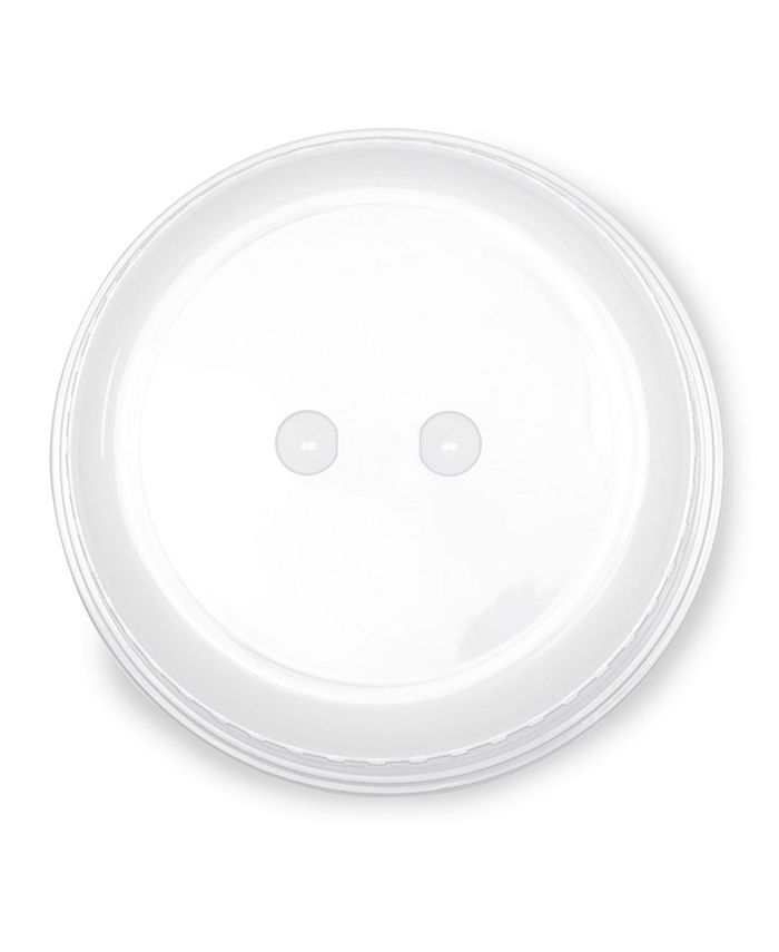 HomeCraft 10" Microwave Plate Cover Shield with Insert Handles