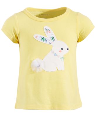 First Impressions - Baby Girls Bunny Shirt