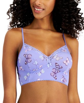 Photo 1 of SIZE MEDIUM - INC International Concepts Women's Lace-Trim Bralette, Created for Macy's