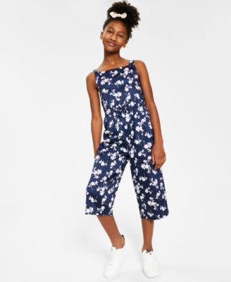 macy's floral jumpsuit