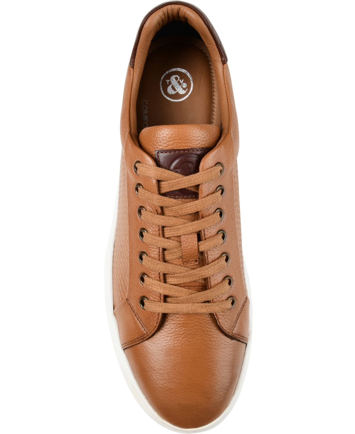 Thomas & Vine Men's Canton Embossed Leather Sneakers