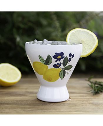 Cambridge 11 oz Insulated Lemon All Purpose Cocktail Tumbler - Macy's