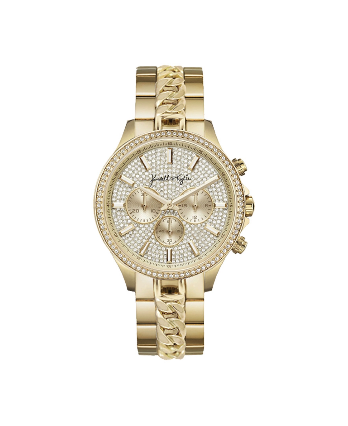 iTouch Women's Kendall + Kylie Holiday Singles Gold-Tone Metal Bracelet Watch - Gold-Tone
