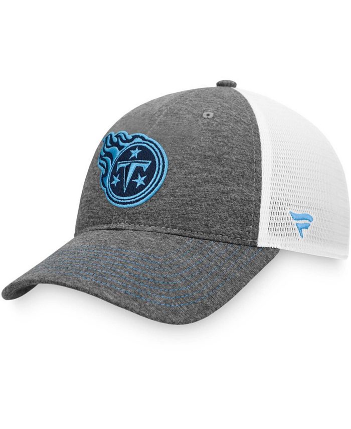 Fanatics Men's Heathered Charcoal and White Tennessee Titans Fleet