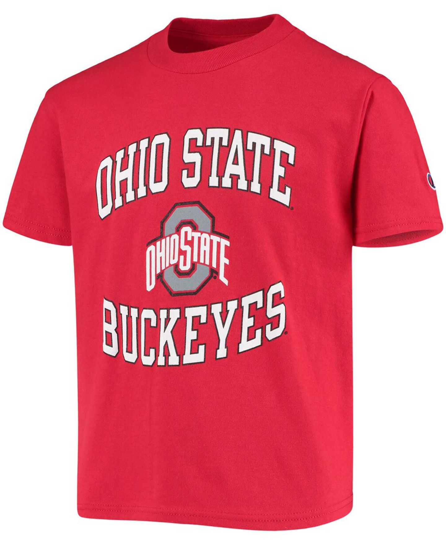 Детская футболка Champion Scarlet Ohio State Buckeyes Circling Team Jersey T-shirt — фото 3