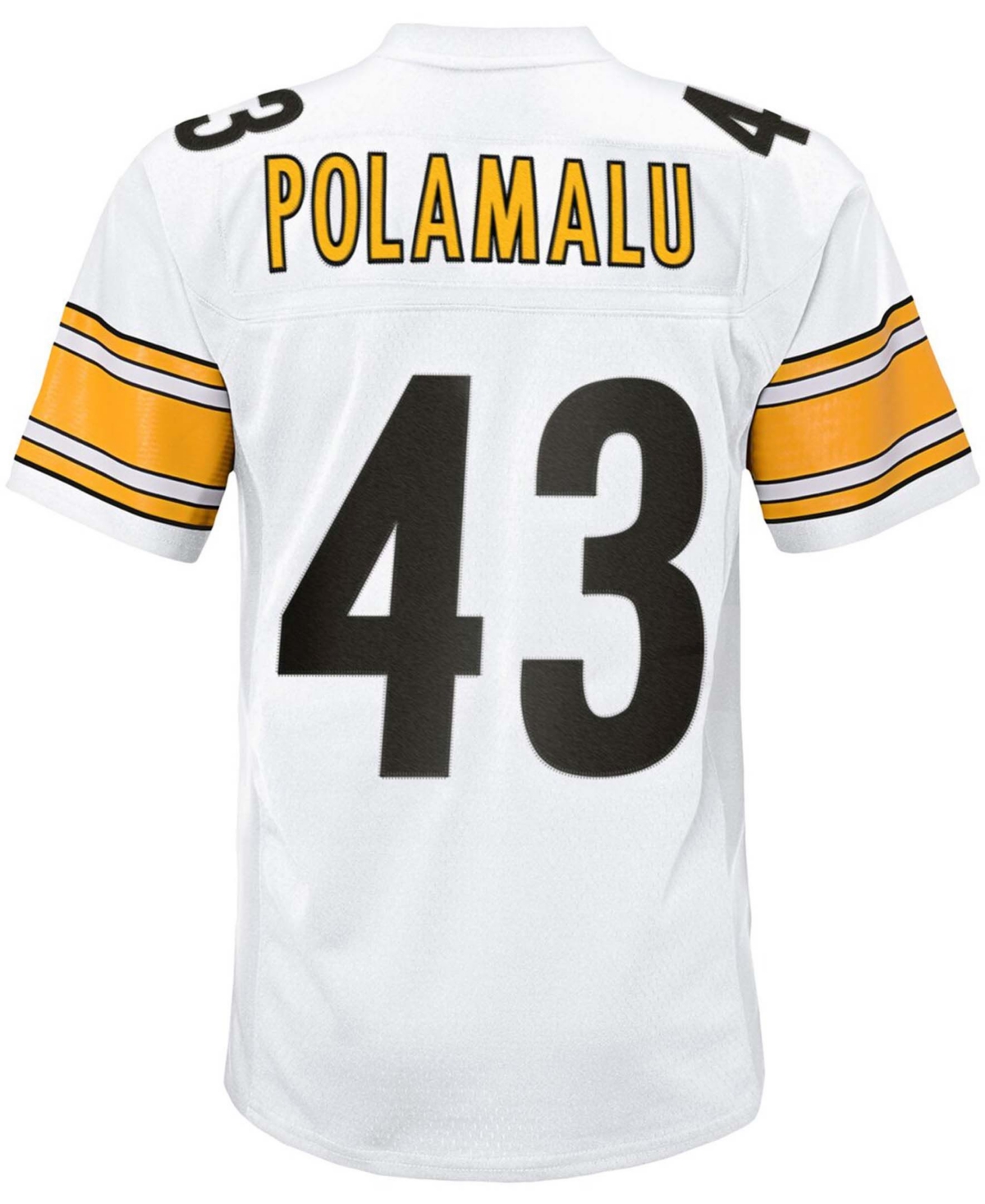 Big Boys and Girls Troy PolamaluPittsburgh Steelers 2005 Retired Player Legacy Jersey - White