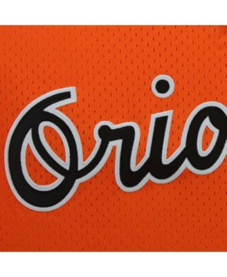 Men's Cal Ripken Jr Orange Baltimore Orioles 1988 Authentic Cooperstown Collection Mesh Batting Practice Jersey