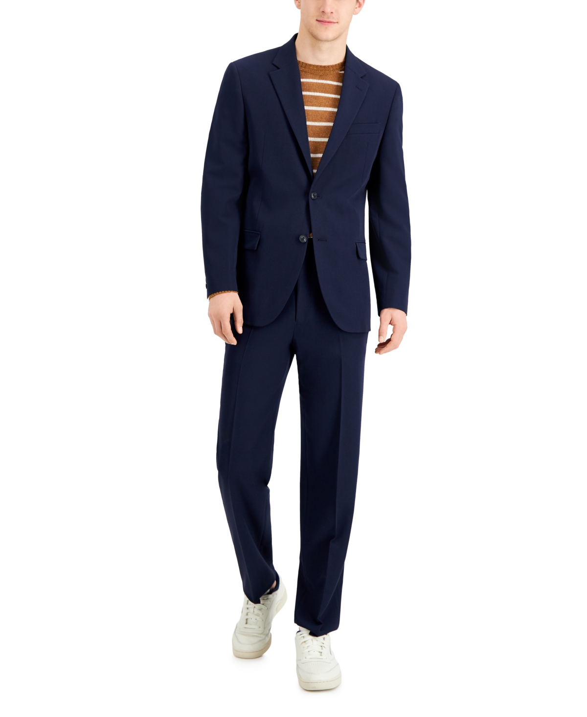 Nautica Men's Modernfit Bistretch Suit In Navy ModeSens