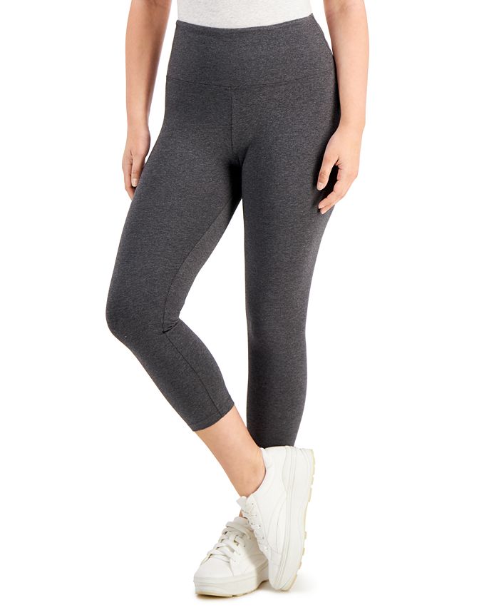Style & Co Plus Size High Rise Capri Leggings, Created for Macy's