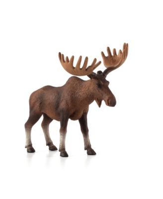 Mojo Realistic International Wildlife European Elk Moose Figurine