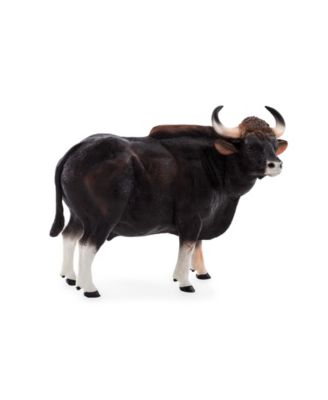 Mojo Realistic Farm Animal Gaur Bull Figurine
