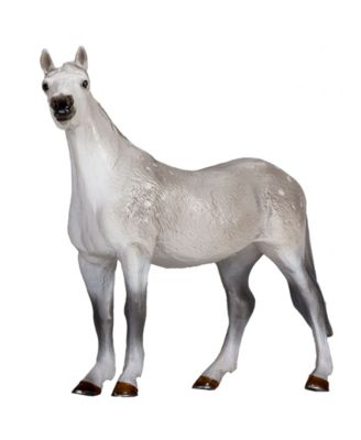 Mojo Realistic Orlov Trotter Dapple Gray Horse Figurine