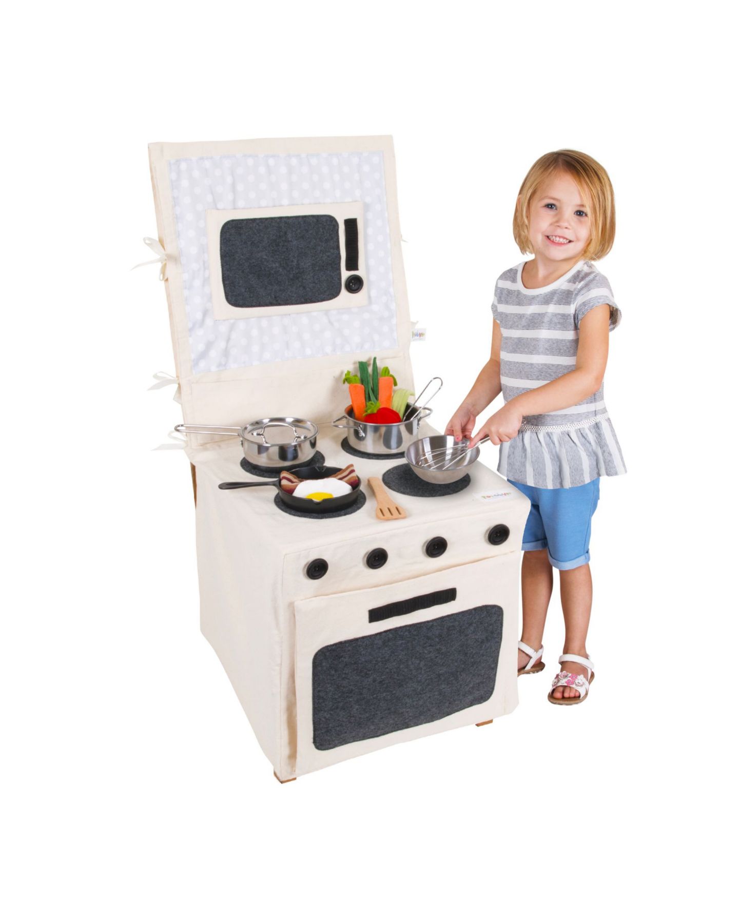 Детские игрушки Bestway PopOhVer Pretend Play Kitchen Stove Play Set, 3 Piece — фото 4