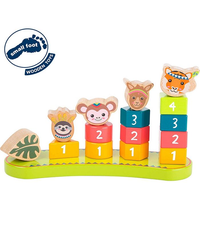 Legler USA Small Foot Wooden Toys Shape Stacking Jungle Themed Game Macy's