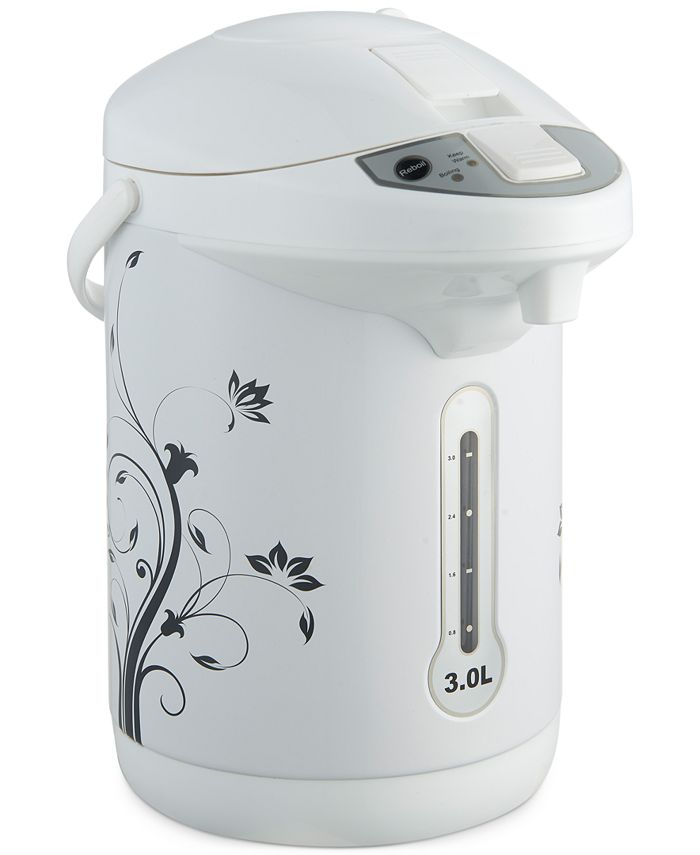 Tayama 12Cup White Electric Kettle & DualPump Hot Water Dispenser