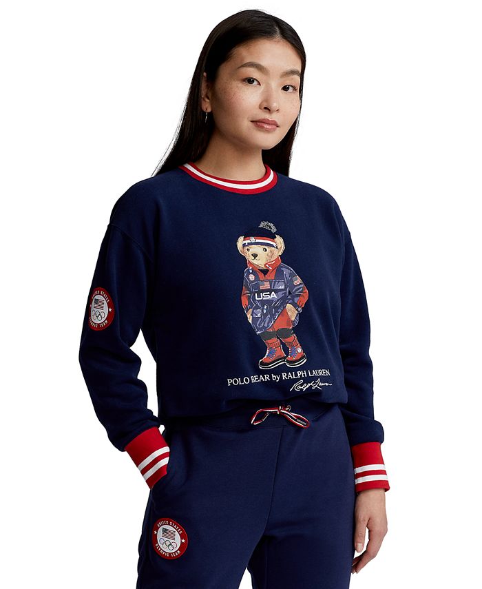 Polo Ralph Lauren Team USA Polo Bear Sweatshirt & Reviews - Casual  Button-Down Shirts - Men - Macy's