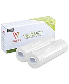 Compostable Rolls – Embossed 11"x20'-2/box