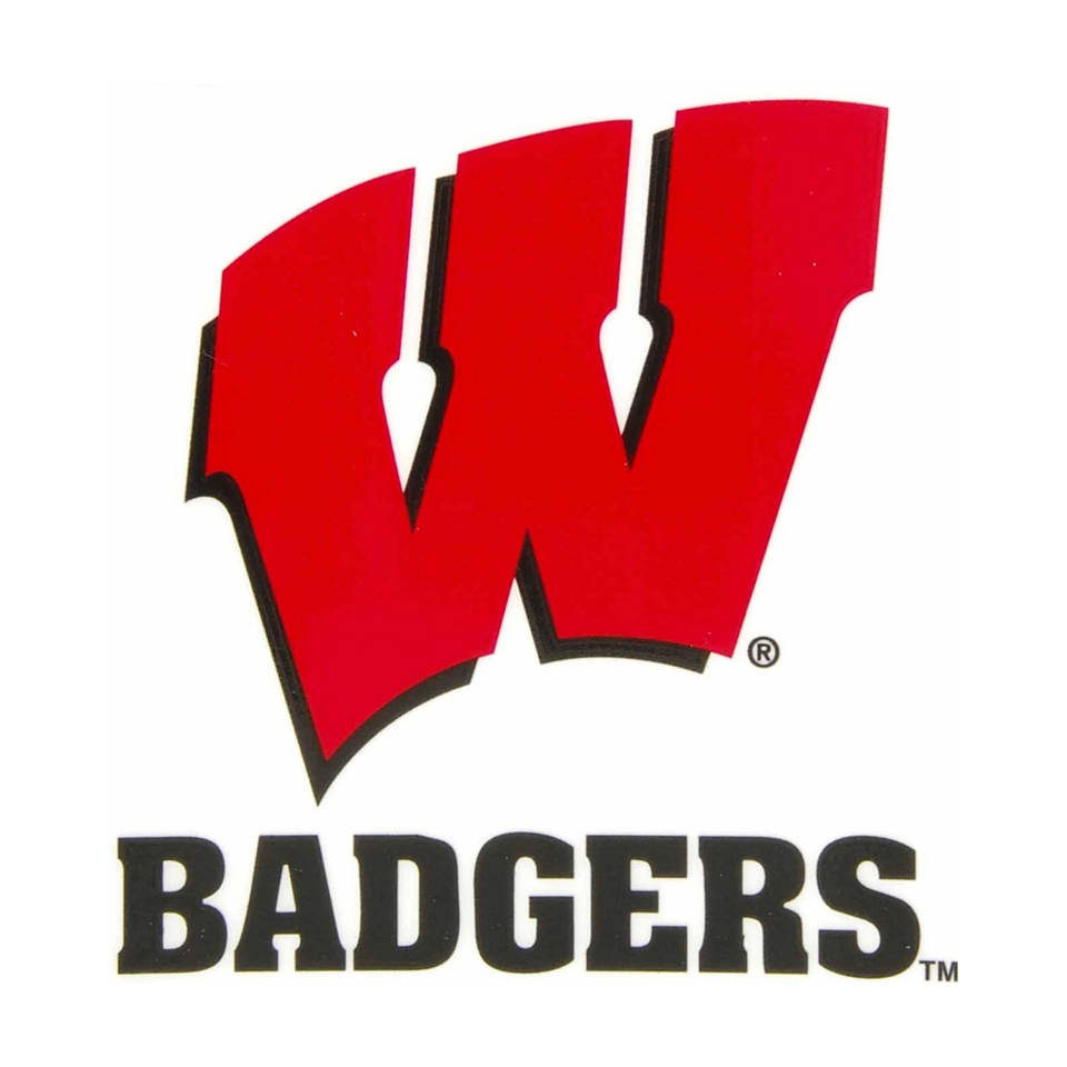 Rico Industries Wisconsin Badgers Static Cling Decal   Sports Fan Shop