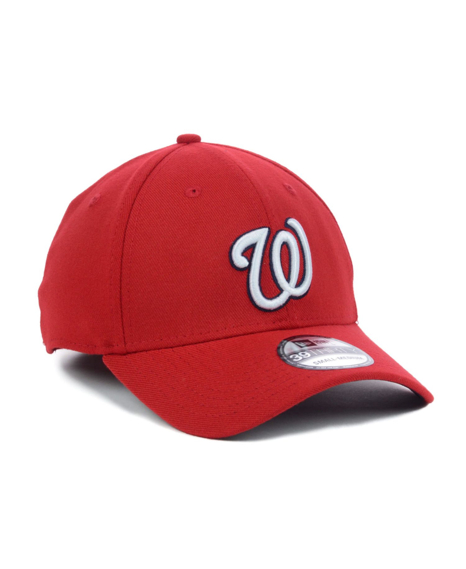 Washington Nationals MLB Team Classic 39THIRTY Stretch-Fitted Cap
