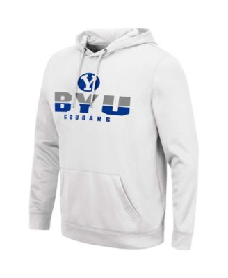Men's White BYU Cougars Lantern Pullover Hoodie