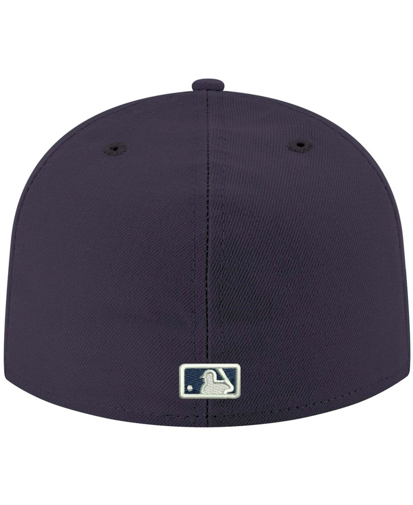 Мужская кепка New Era Navy Boston Red Sox Logo White 59FIFTY Fitted Hat — фото 4