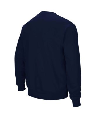 Men's Navy Cal Bears Arch Logo Crew Neck Sweatshirt