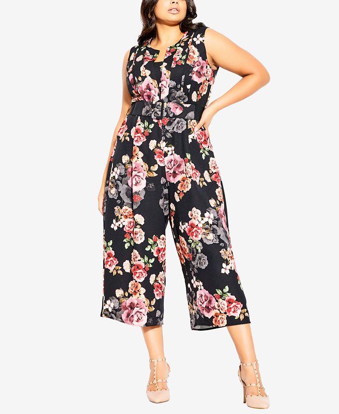 Macy's womens shop plus size jumpsuits