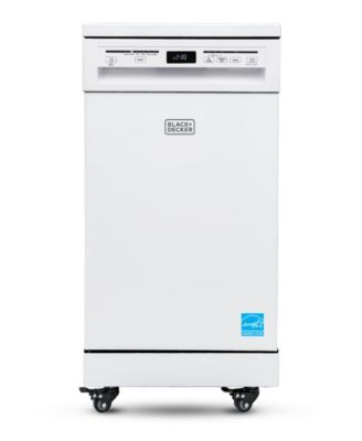 Photo 1 of 18 in. Portable Dishwasher, White