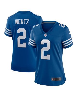 NFL Indianapolis Colts (Carson Wentz) Women's Game Football Jersey.