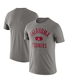 Men's Heathered Gray Oklahoma Sooners Team Arch T-shirt