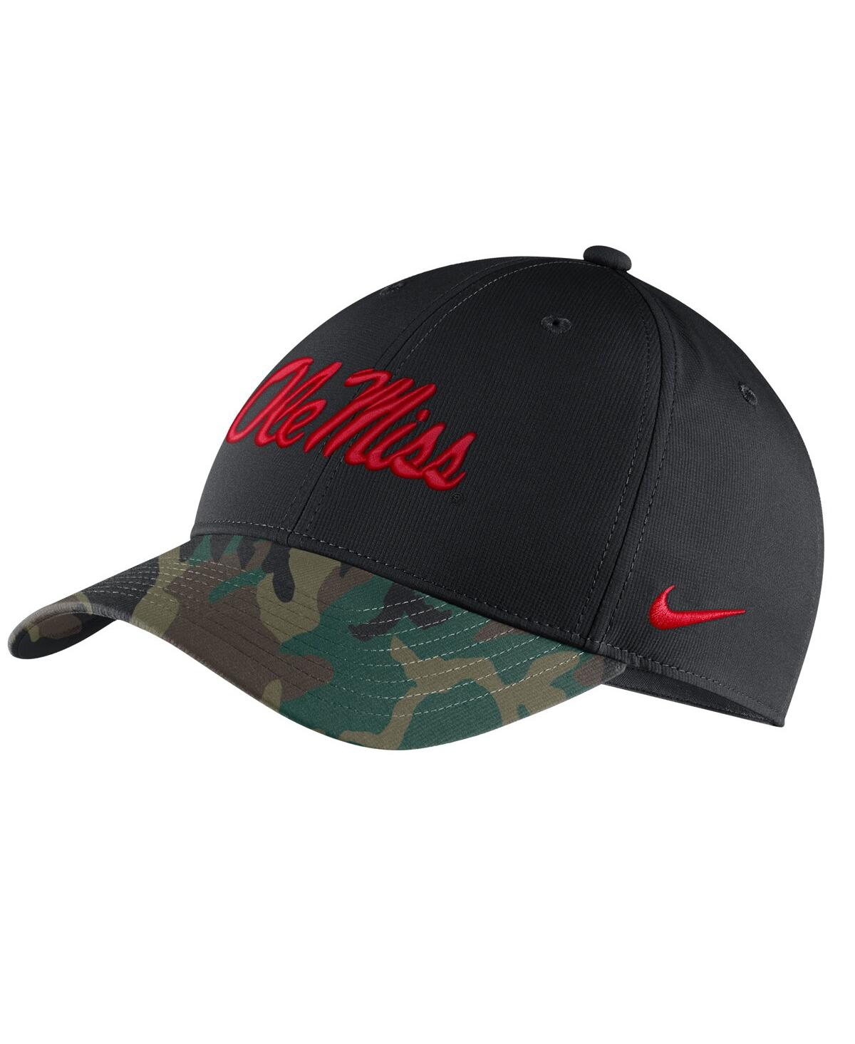 Nike Men's Black, Camo Ole Miss Rebels Military Appreciation Legacy91