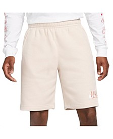 Men's Cream Club America Laxla Park Fleece Shorts