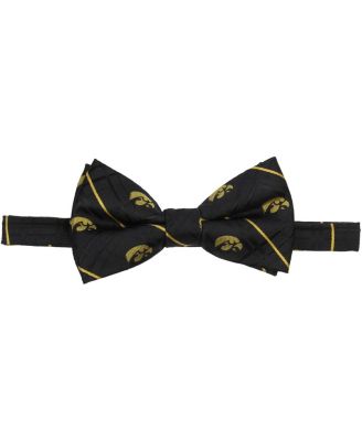 Men's Black Iowa Hawkeyes Oxford Bow Tie
