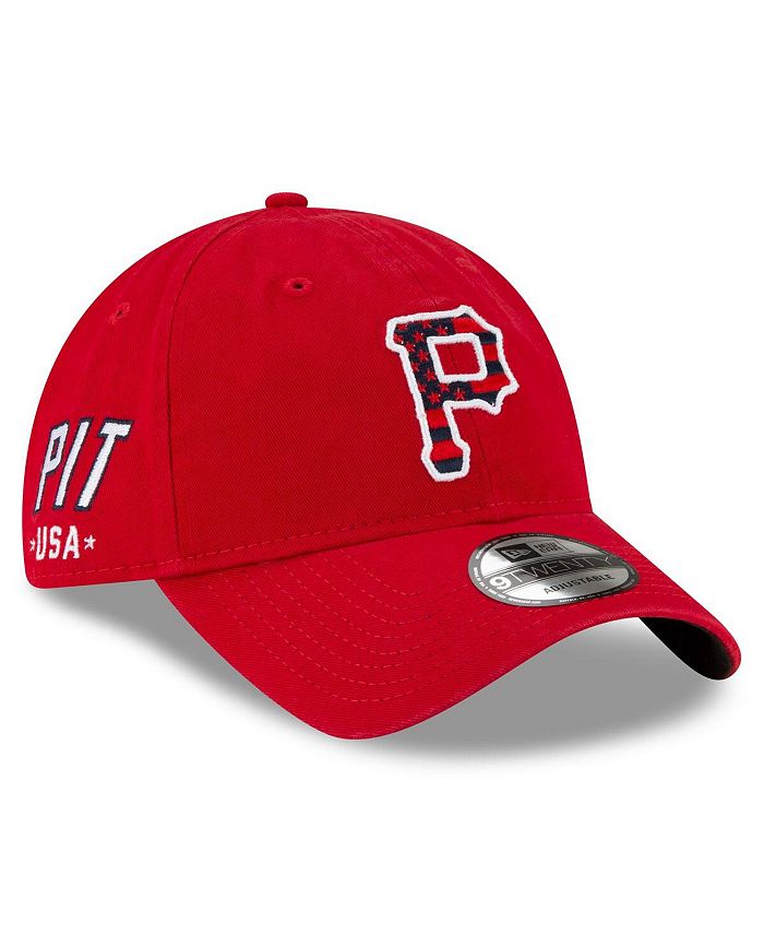 New Era Men's Red Pittsburgh Pirates 4th of July 9TWENTY Adjustable Hat ...