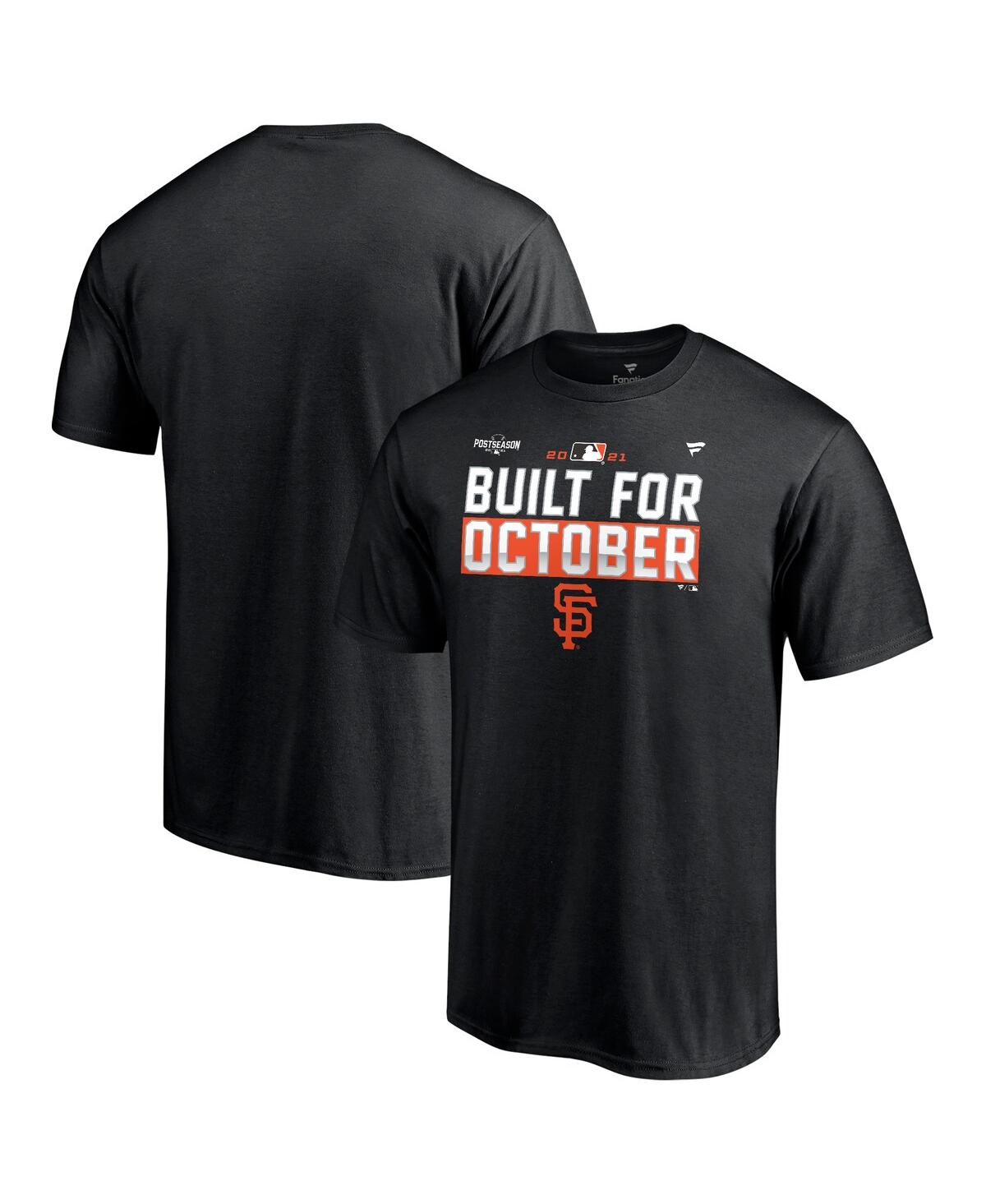 Men'sSan Francisco Giants 2021 Postseason Locker Room T-shirt - Black