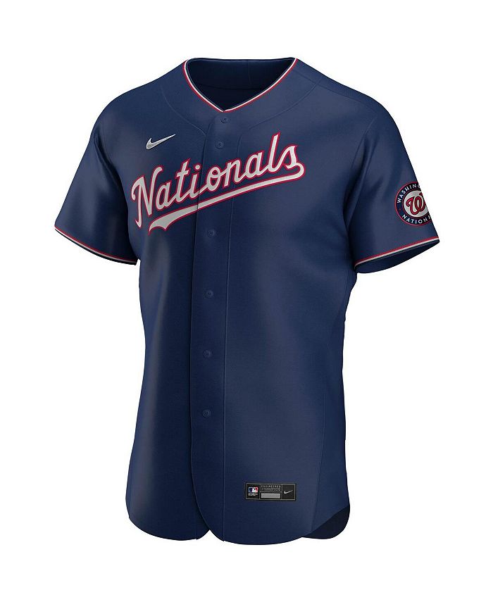Nike Men's Navy Washington Nationals Alternate Authentic Team Jersey ...