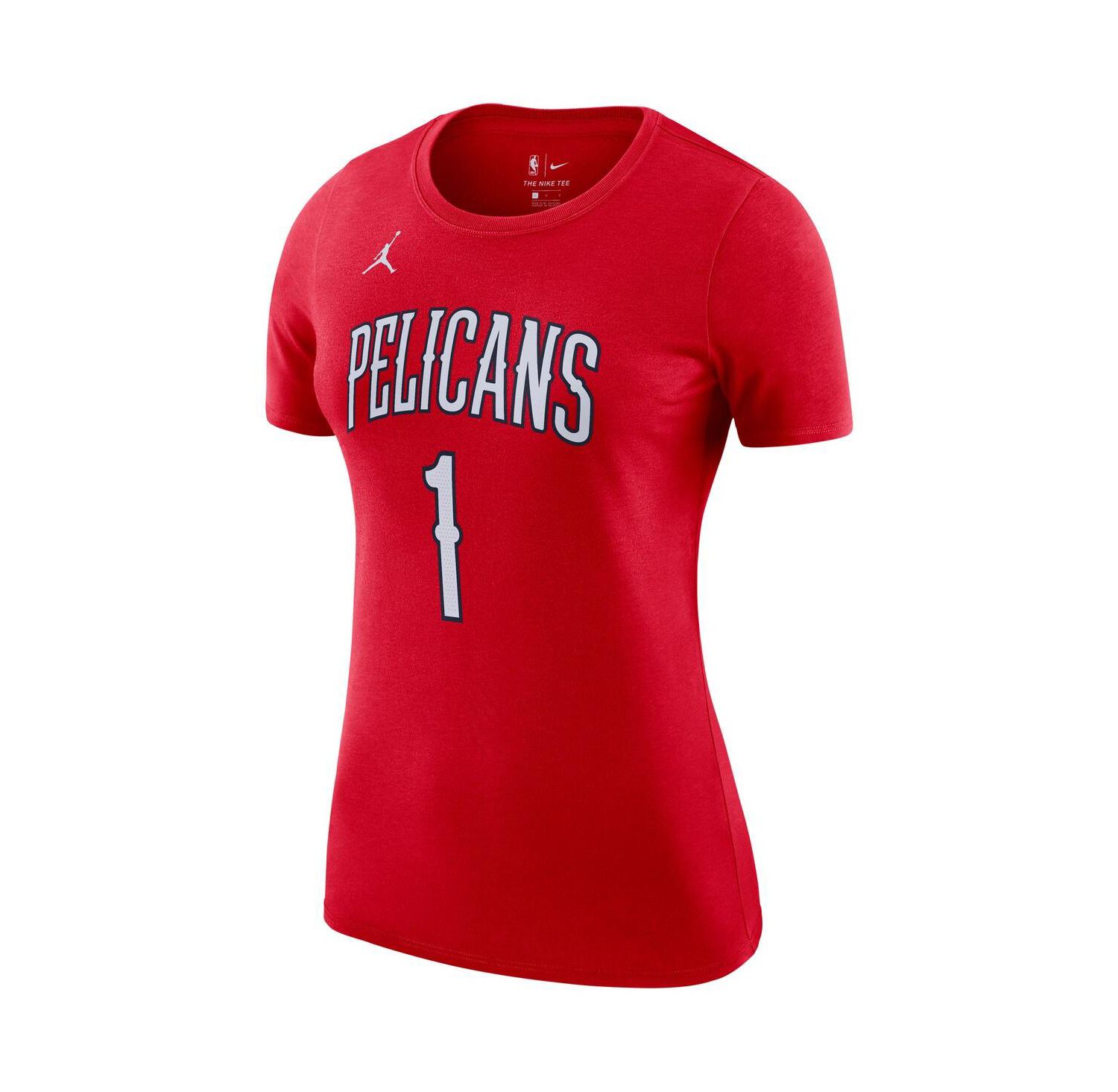 Women's Zion Williamson Red New Orleans Pelicans Statement Edition Name & Number T-shirt