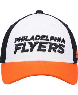 Men's White Philadelphia Flyers Locker Room Adjustable Hat