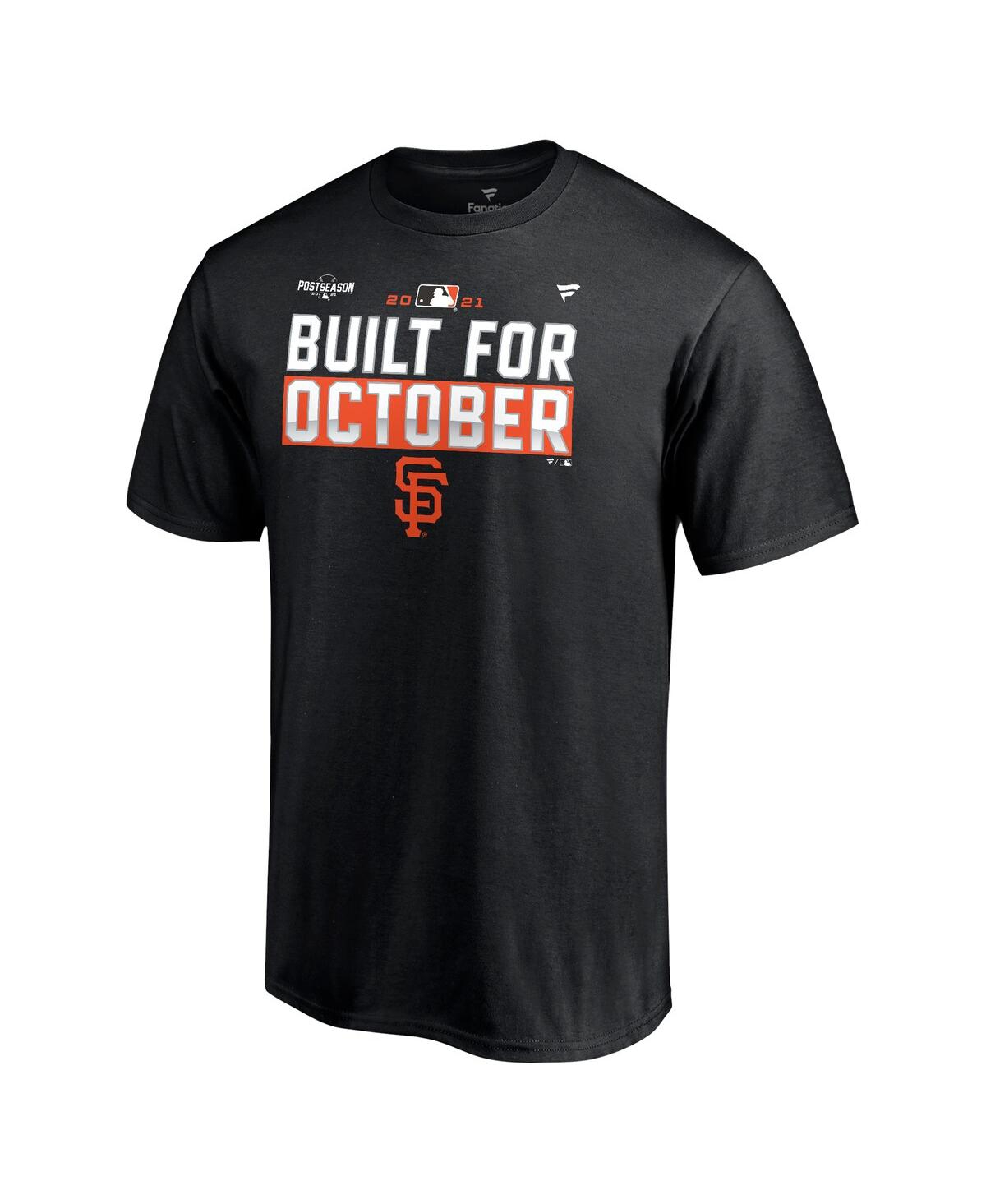 Men'sSan Francisco Giants 2021 Postseason Locker Room T-shirt - Black