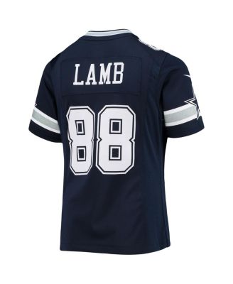 Big Kids Ceedee Lamb Navy Dallas Cowboys Game Jersey