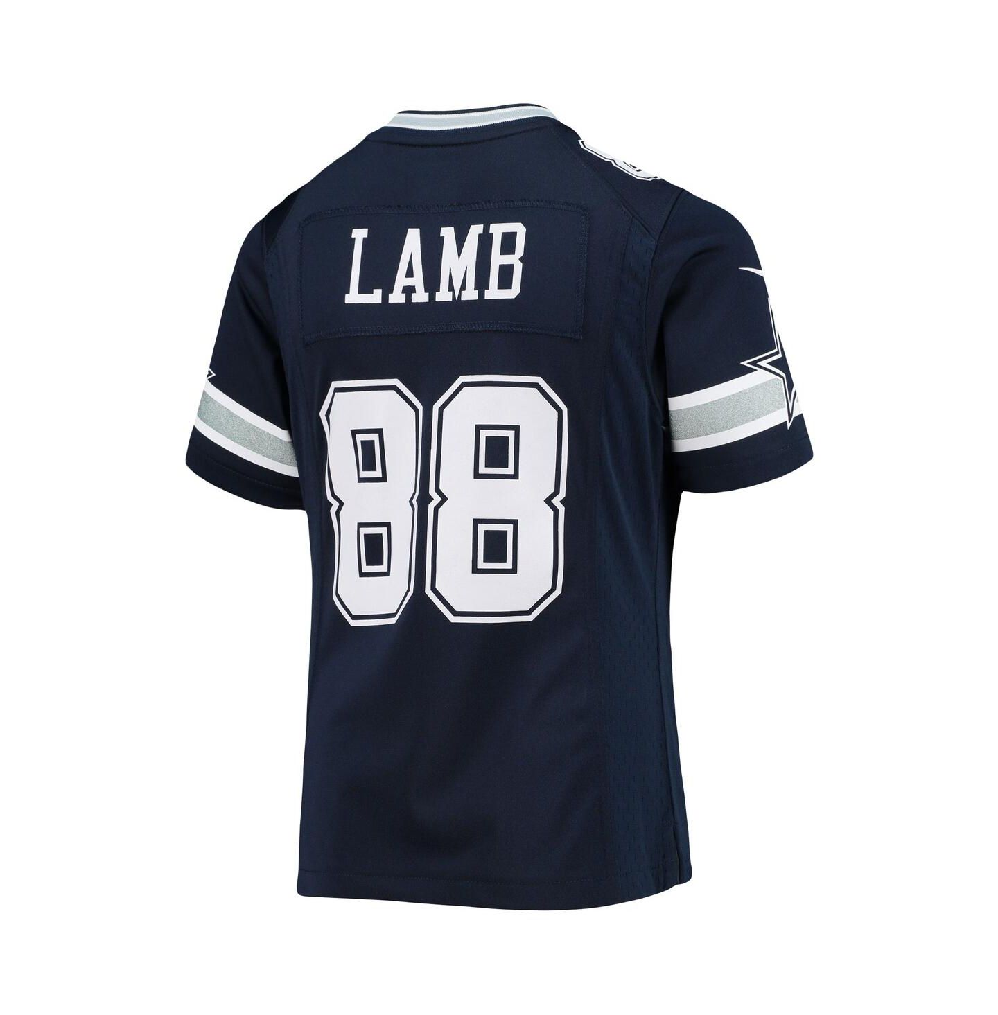 Детское джерси Nike Ceedee Lamb Dallas Cowboys Game, Navy — фото 4