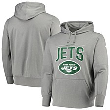 Men's New York Jets Sideline Property Of Performance Pullover Hoodie