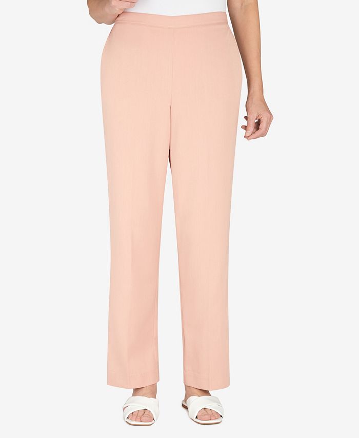 Alfred Dunner Plus Size Peachy Keen Twill Short Length Pants - Macy's