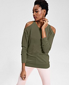 Cold-Shoulder Sweater&comma; Created for Macy&apos;s