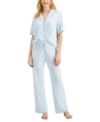 Photo 1 of SIZE LARGE - Jenni Cropped Notch-Collar Pajama Set