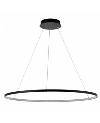 Circulo Round Modern Contemporary LED Integrated Chandelier