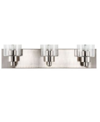 Irving 3-Light Seeded Modern Contemporary LED Vanity Light