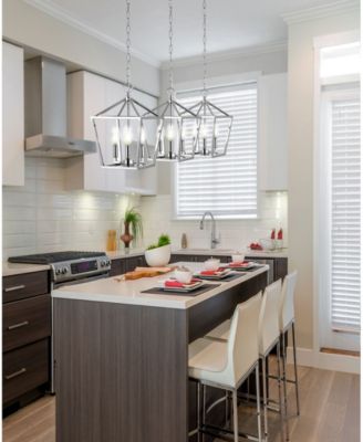 Ojai 3-Light Classic Modern Lantern LED Pendant