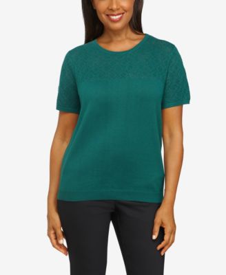 petite green sweater